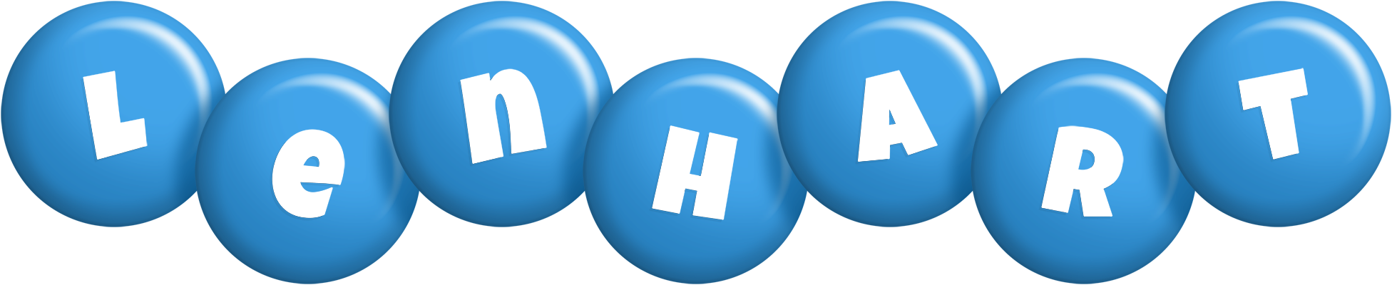Lenhart candy-blue logo