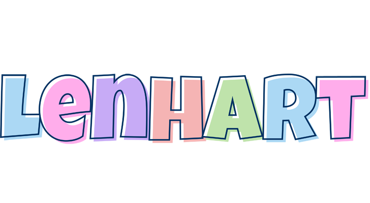Lenhart pastel logo