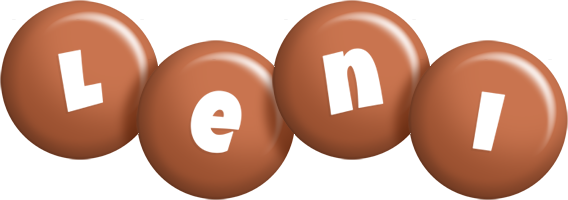 Leni candy-brown logo