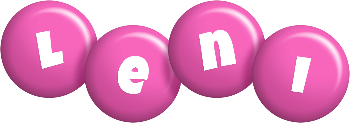 Leni candy-pink logo