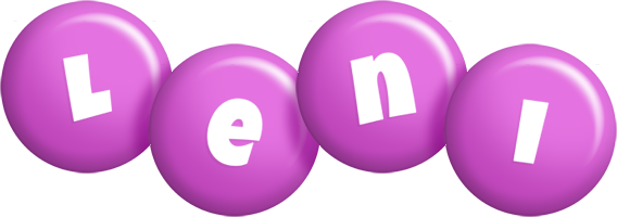 Leni candy-purple logo