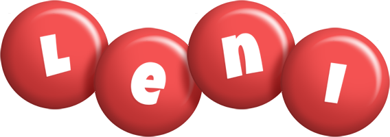 Leni candy-red logo