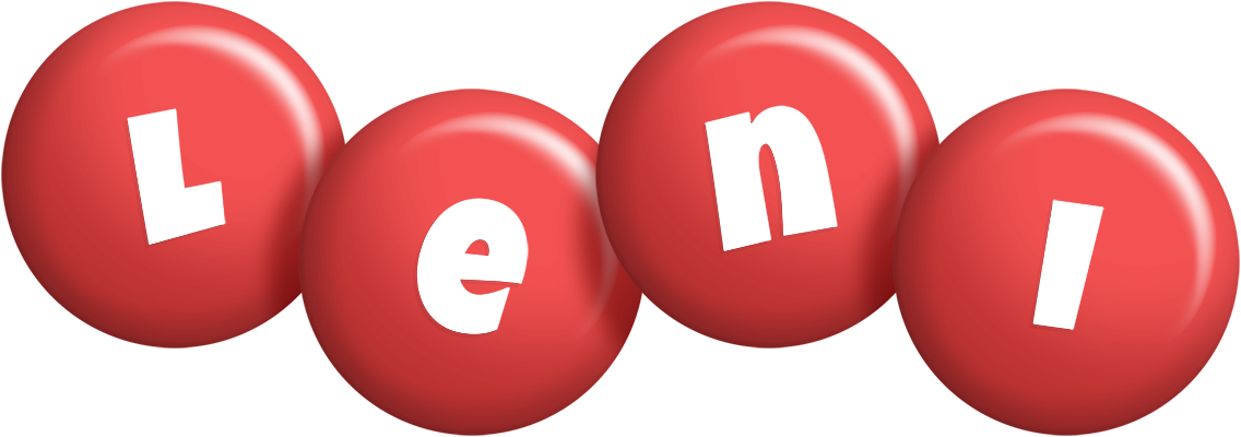 Leni candy-red logo