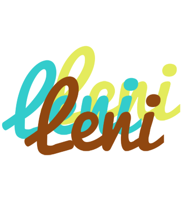 Leni cupcake logo