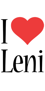 Leni Logo | Name Logo Generator - I Love, Love Heart ...