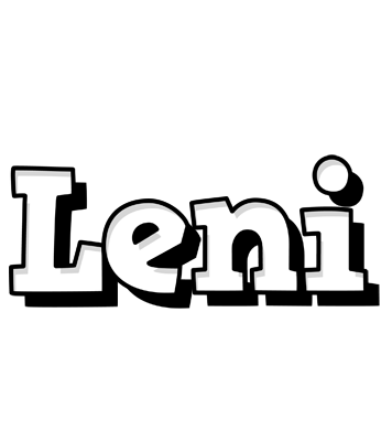 Leni snowing logo