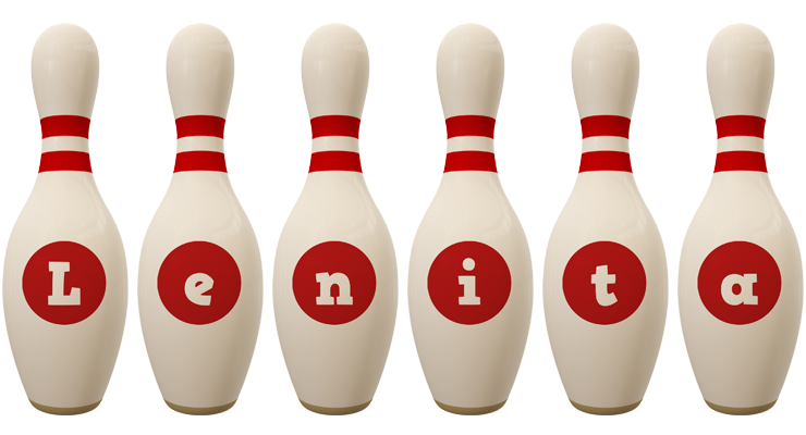 Lenita bowling-pin logo