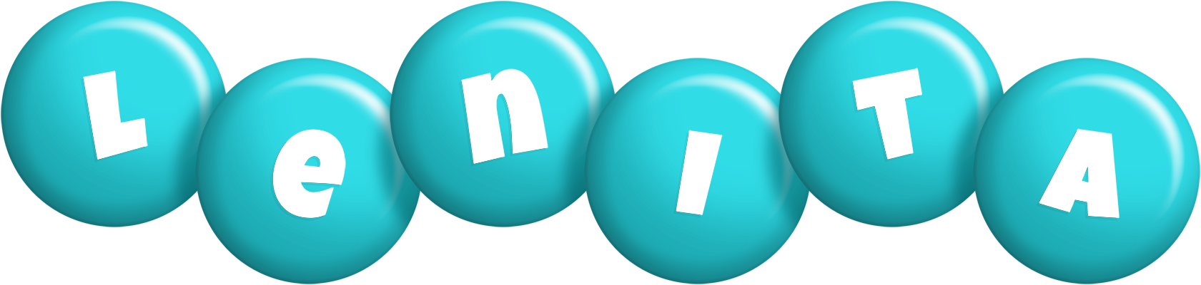 Lenita candy-azur logo