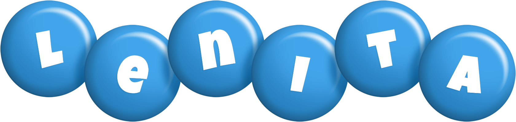 Lenita candy-blue logo