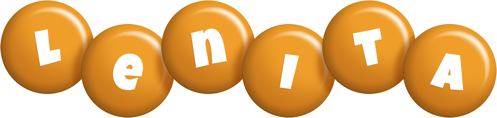 Lenita candy-orange logo
