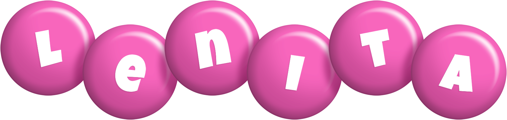 Lenita candy-pink logo