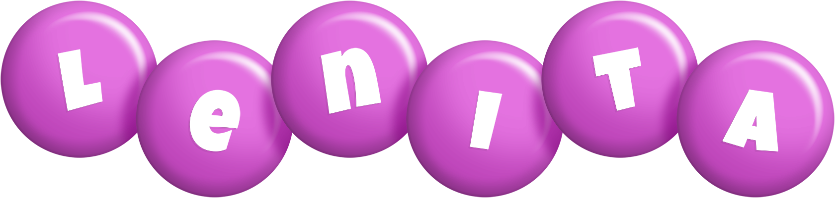 Lenita candy-purple logo