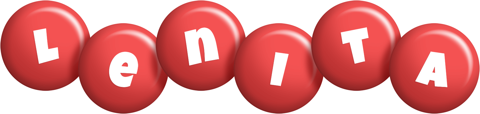Lenita candy-red logo