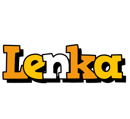 Lenka cartoon logo