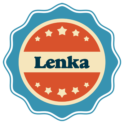 Lenka labels logo