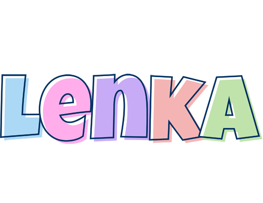 Lenka pastel logo