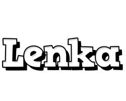 Lenka snowing logo