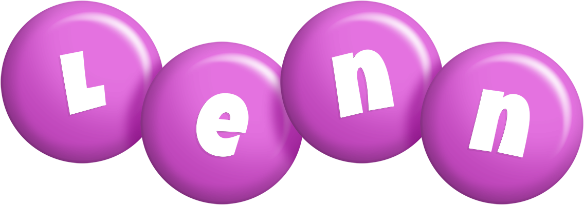 Lenn candy-purple logo