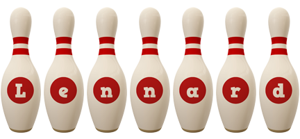 Lennard bowling-pin logo