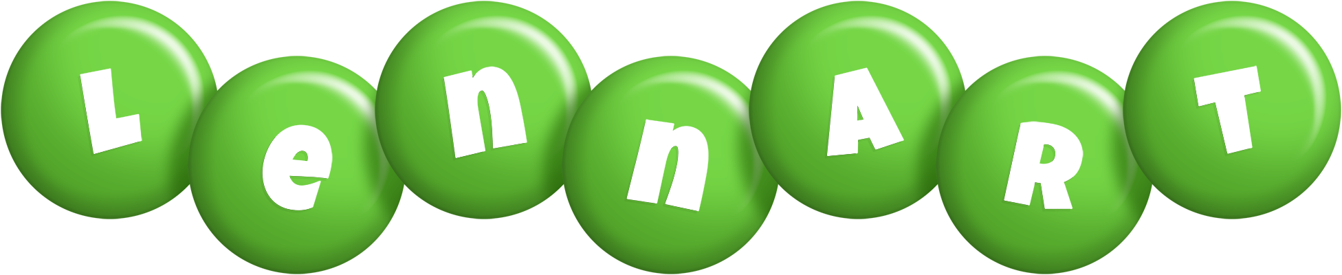 Lennart candy-green logo