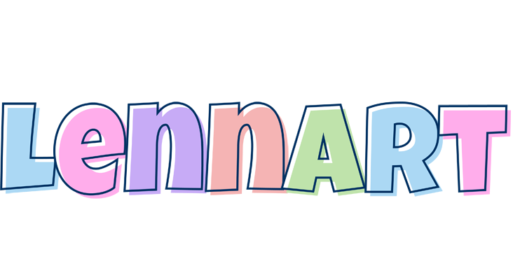 Lennart pastel logo