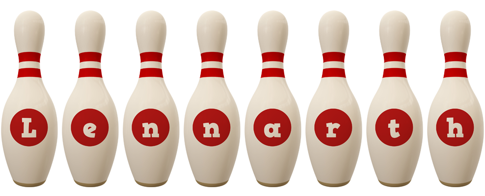 Lennarth bowling-pin logo