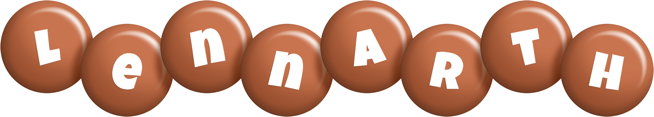Lennarth candy-brown logo
