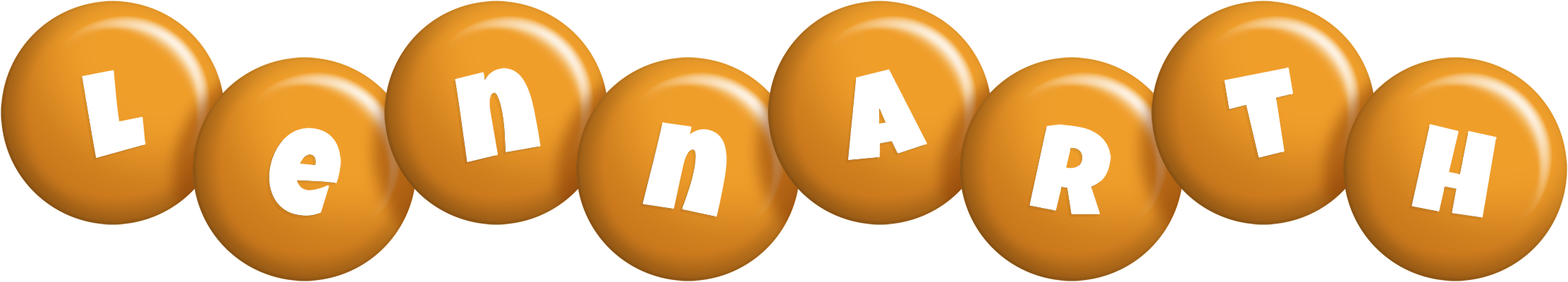 Lennarth candy-orange logo