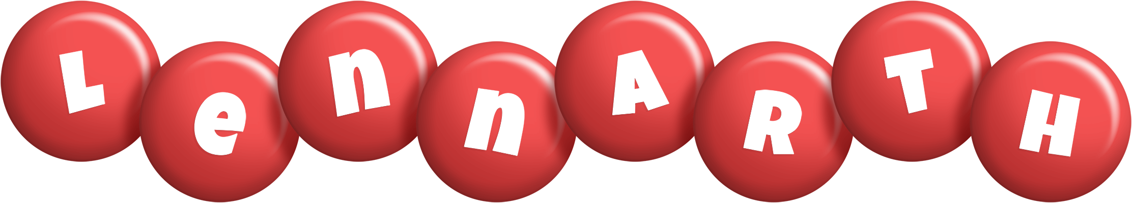 Lennarth candy-red logo