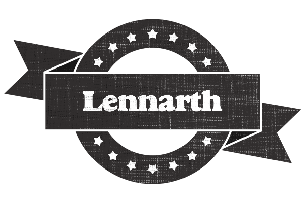 Lennarth grunge logo