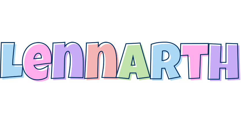 Lennarth pastel logo