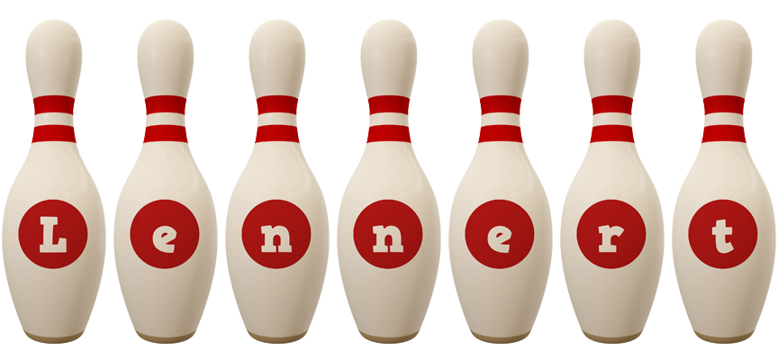 Lennert bowling-pin logo