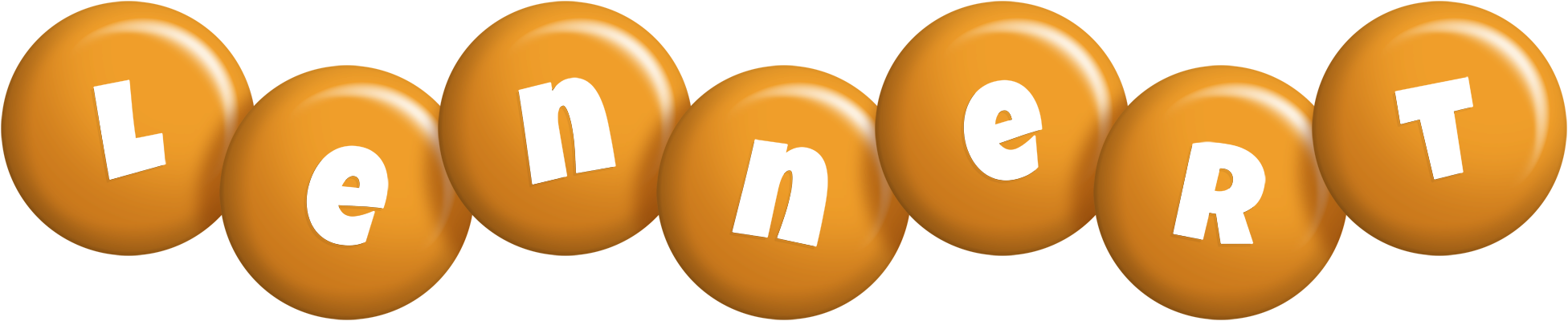 Lennert candy-orange logo