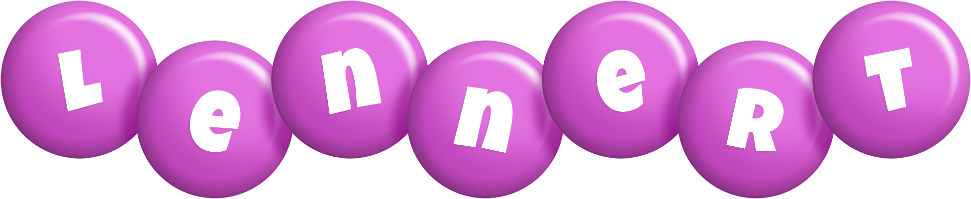 Lennert candy-purple logo