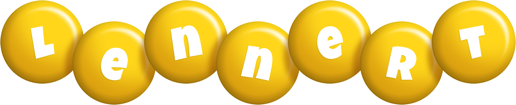 Lennert candy-yellow logo