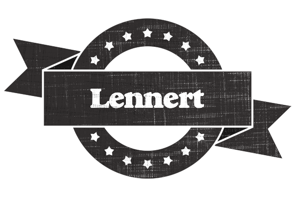 Lennert grunge logo