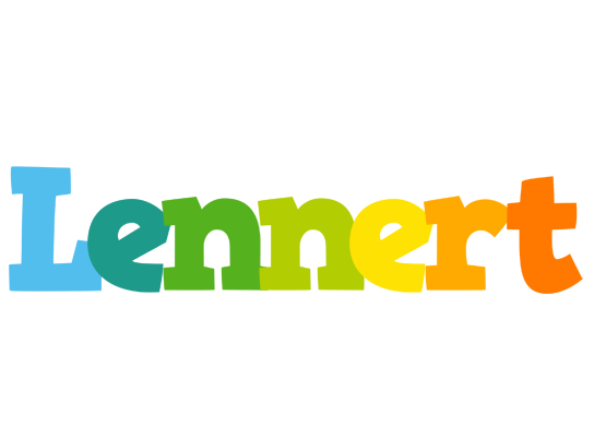 Lennert rainbows logo