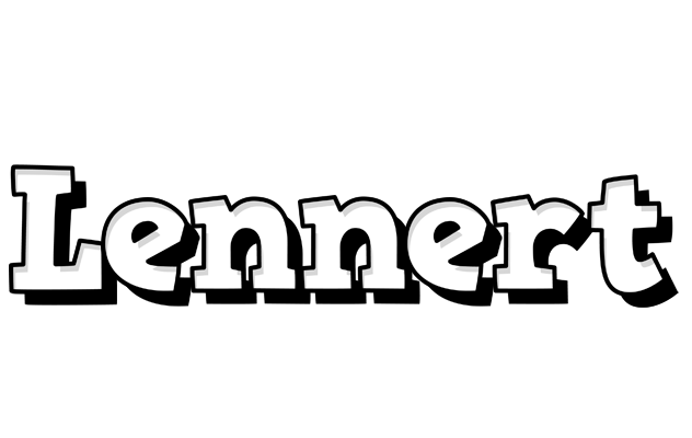 Lennert snowing logo