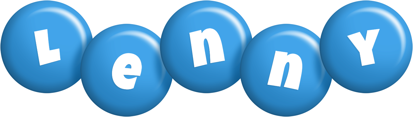 Lenny candy-blue logo