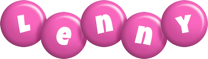 Lenny candy-pink logo