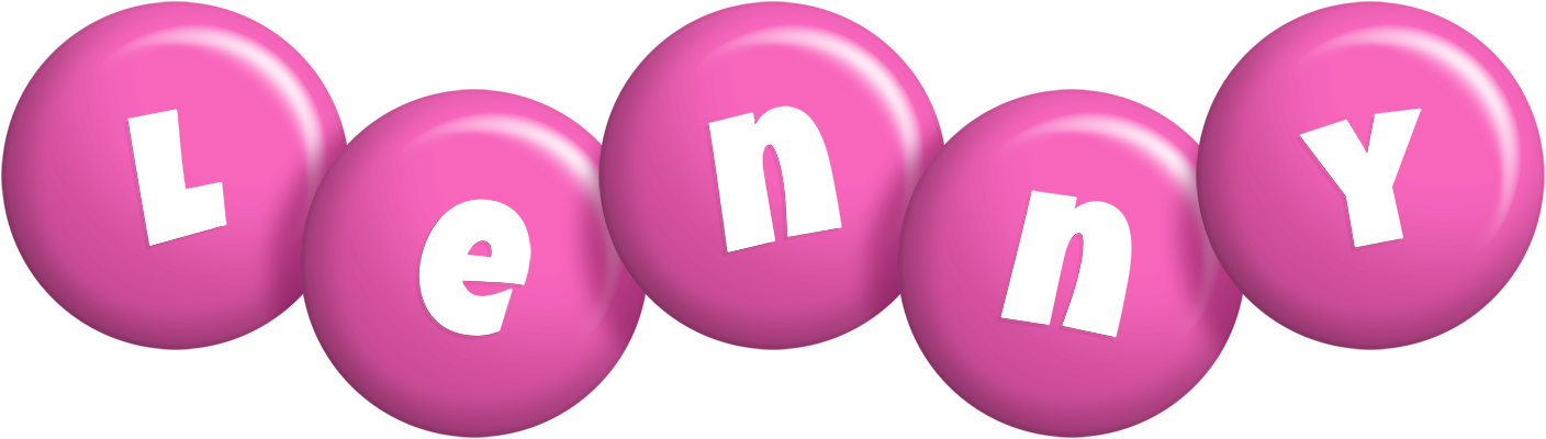Lenny candy-pink logo