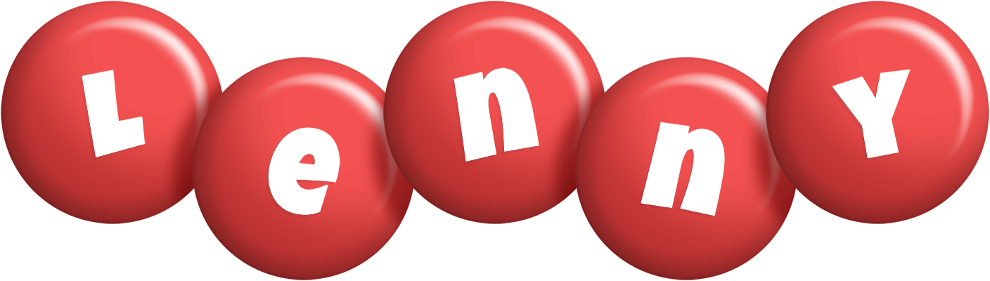 Lenny candy-red logo