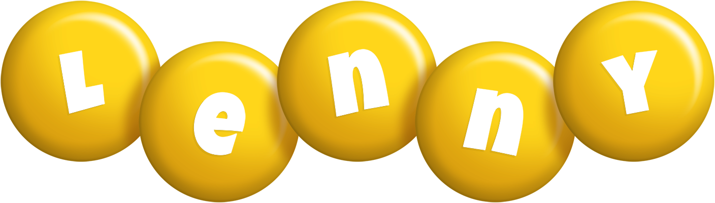 Lenny candy-yellow logo