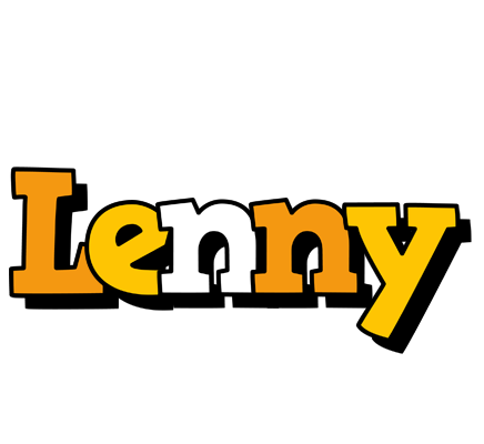 Lenny cartoon logo