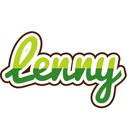 Lenny golfing logo