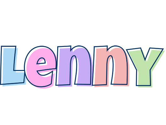 Lenny pastel logo