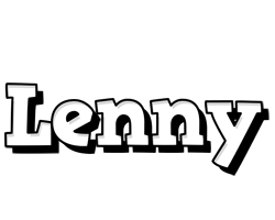 Lenny snowing logo