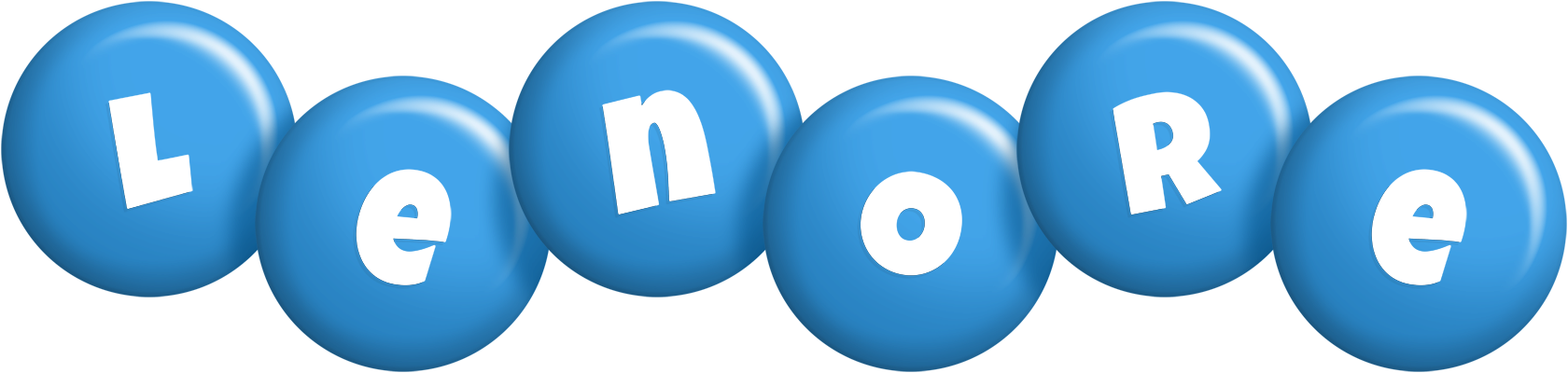 Lenore candy-blue logo