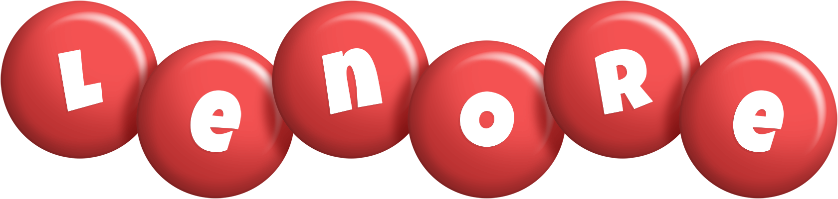 Lenore candy-red logo