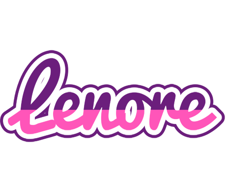 Lenore cheerful logo
